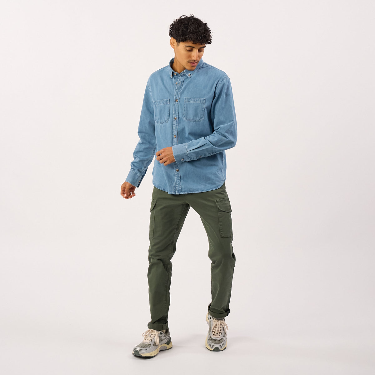 Chemise En Denim - Bleu Ciel