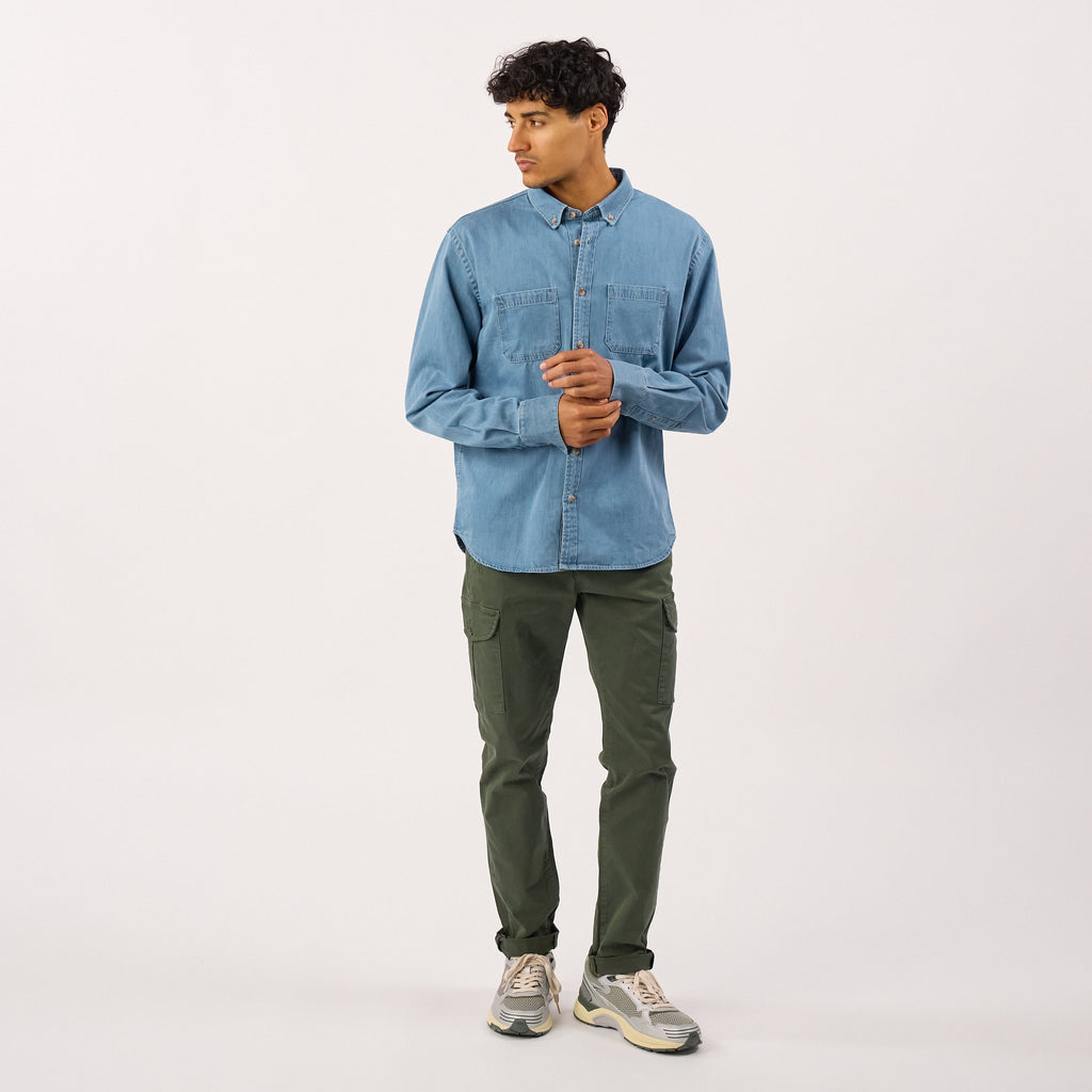 Chemise En Denim - Bleu Ciel