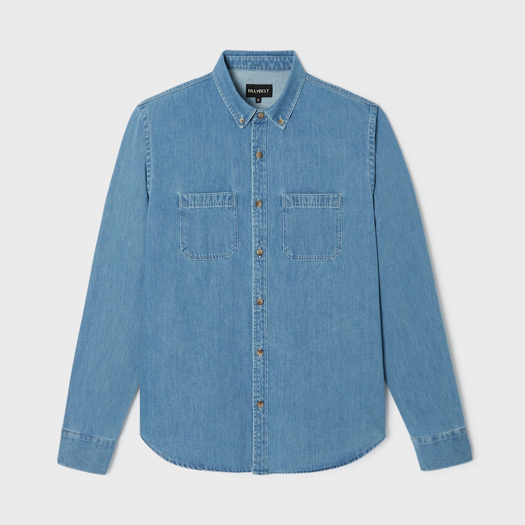 Chemise En Denim - Bleu Ciel