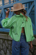 Blouse Dos Nu Lorena - Verte