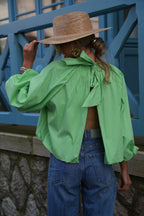 Blouse Dos Nu Lorena - Verte