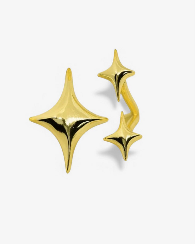 Triple Star Ring
