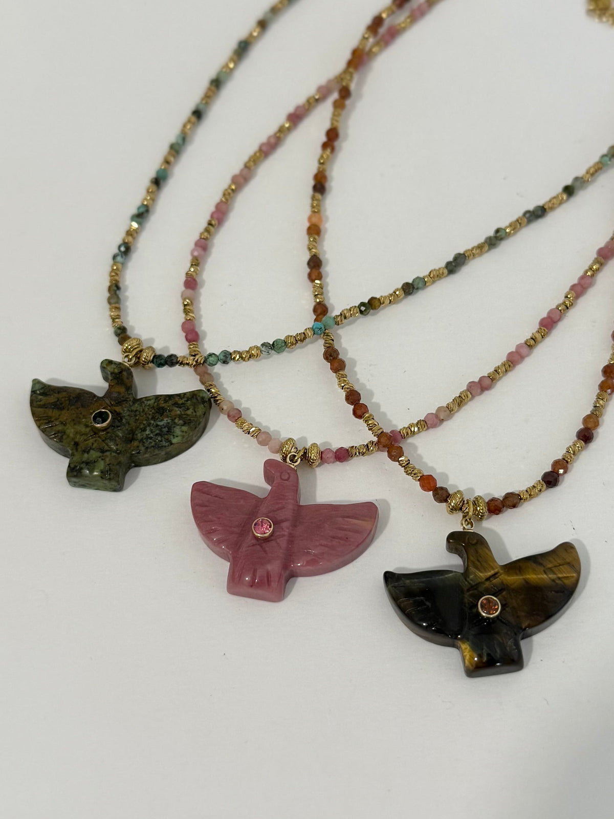 Collier Jona - Pierres Naturelles - Plusieurs Couleurs Disponibles