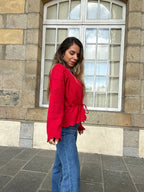 Cárdigan Nora rojo