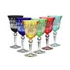 Provenza - Lot De 6 Verres À Vin - H17,5 Cm - Coloris Assortis
