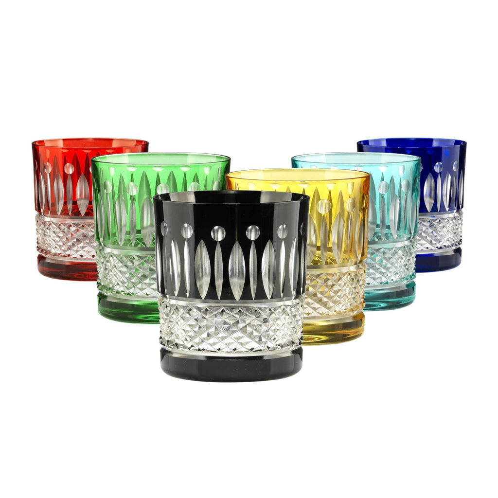 Provenza - Lot De 6 Verres Tumbler - H10 Cm - Coloris Assortis