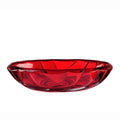Onde - Centre De Table - L. 38 Cm - Rouge