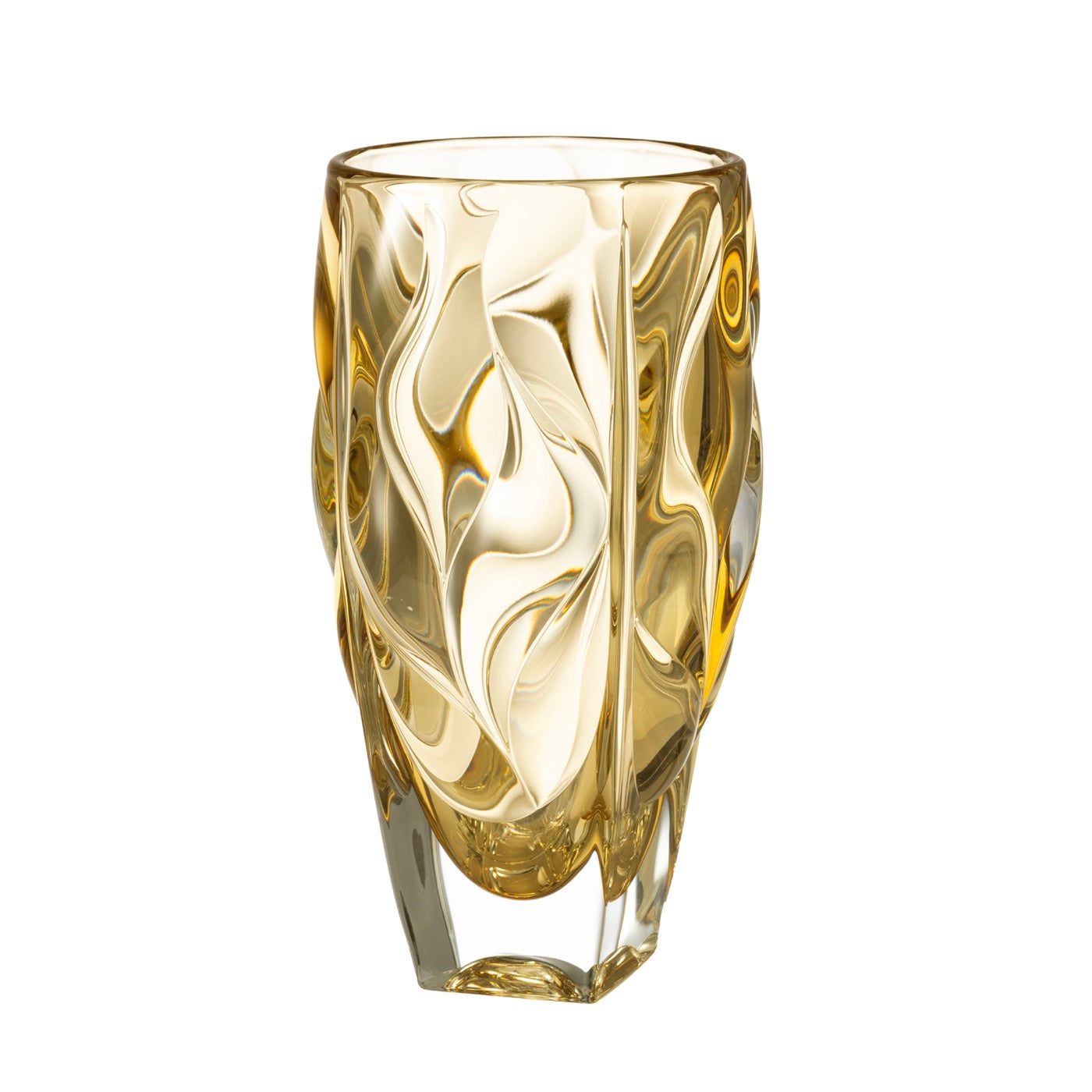 Onde - Vase - H30 Cm - Ambre