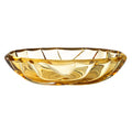 Onde - Centre De Table - L. 38 Cm - Ambre