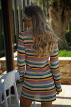 Robe En Crochet Arty - Colorée