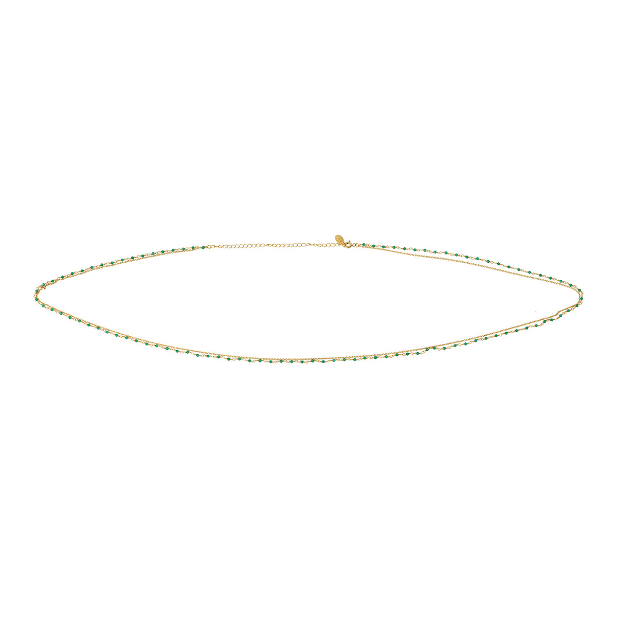 Chaine De Ventre Roxane Quartz Vert