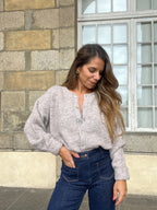Charlie Taupe Cardigan