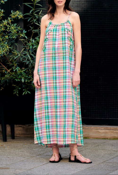 Robe Bretelles Priscilla - Vert