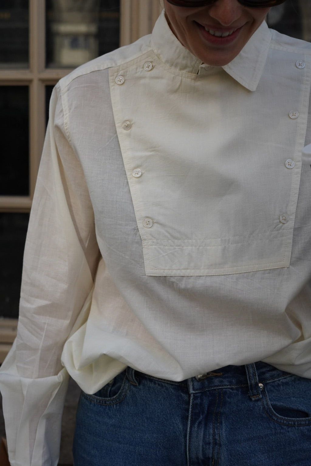Anne Blouse Ecru