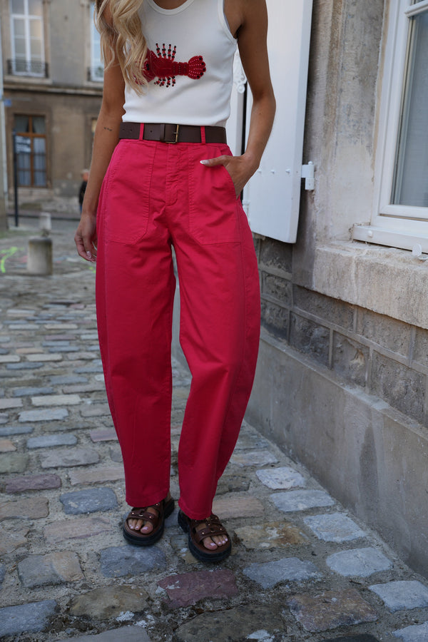 Jay Balloon Pants - Red