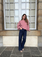 Jade Knitted Sweater Old Pink