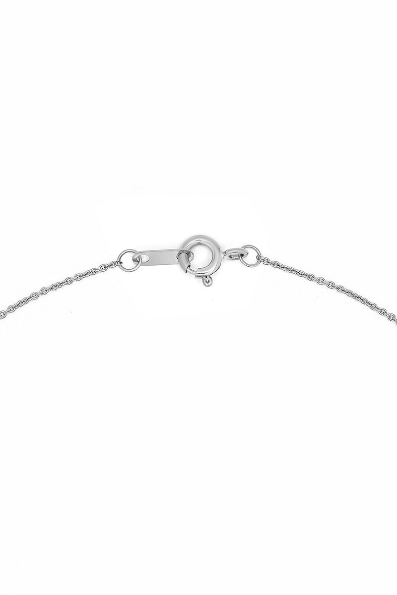 Collier D0,10/12 - Or Blanc 375/1000