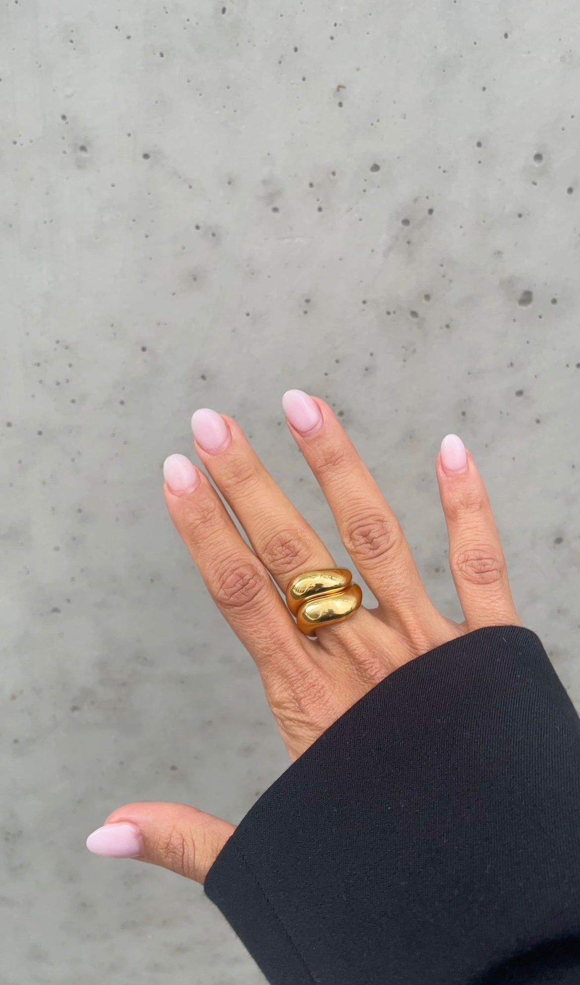 Bague Duo Wave