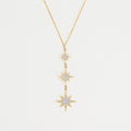 Collier "Mon Étoile" Or Jaune 375/1000 Et Zirconium