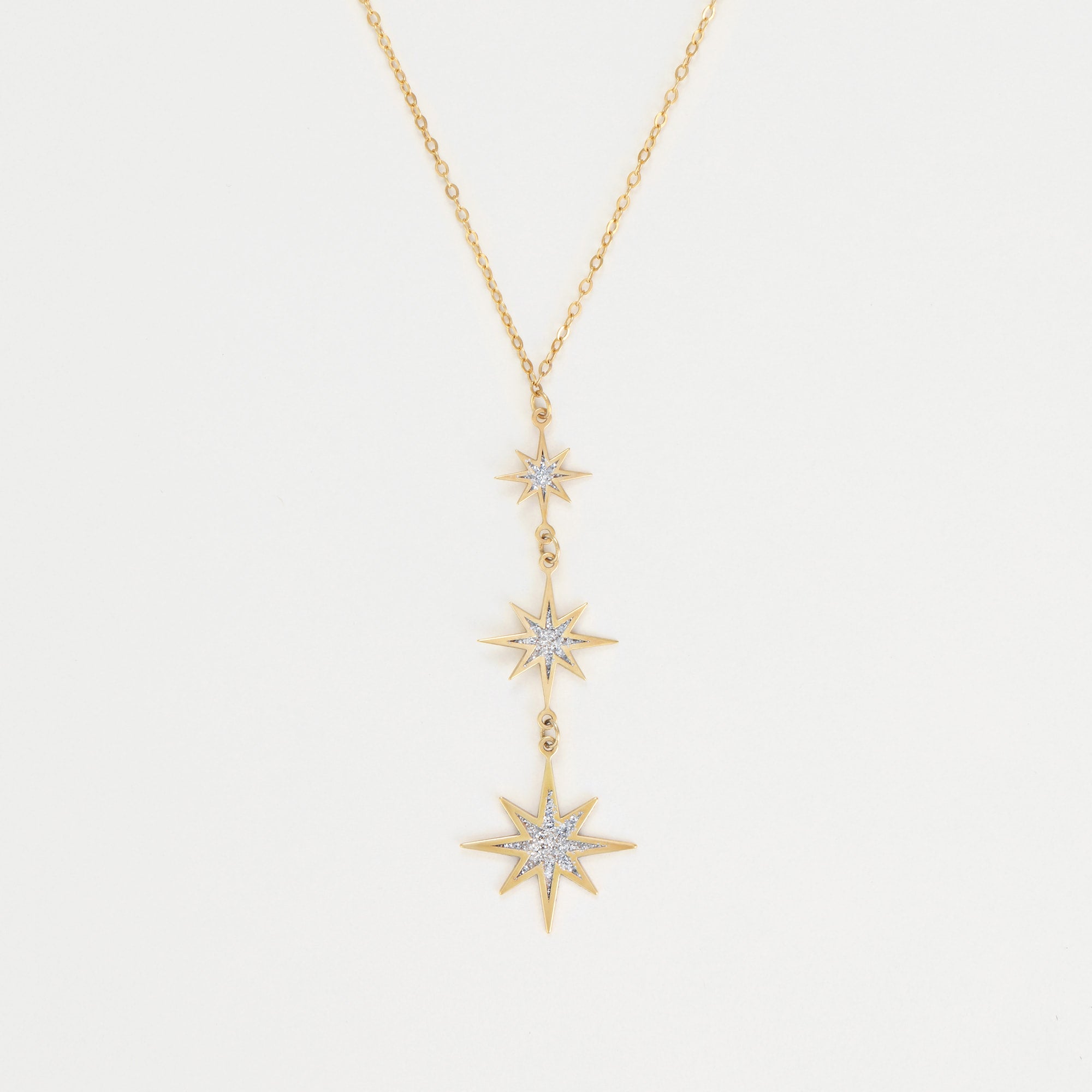Collier Mon Étoile - Or Jaune & Zirconium