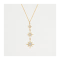 “My Star” Necklace 375/1000 Yellow Gold And Zirconium