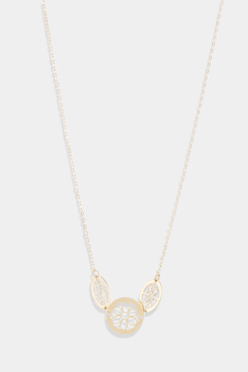 Collier "Manuela" Or Jaune 375/1000