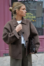 Elsa Wool Jacket Brown