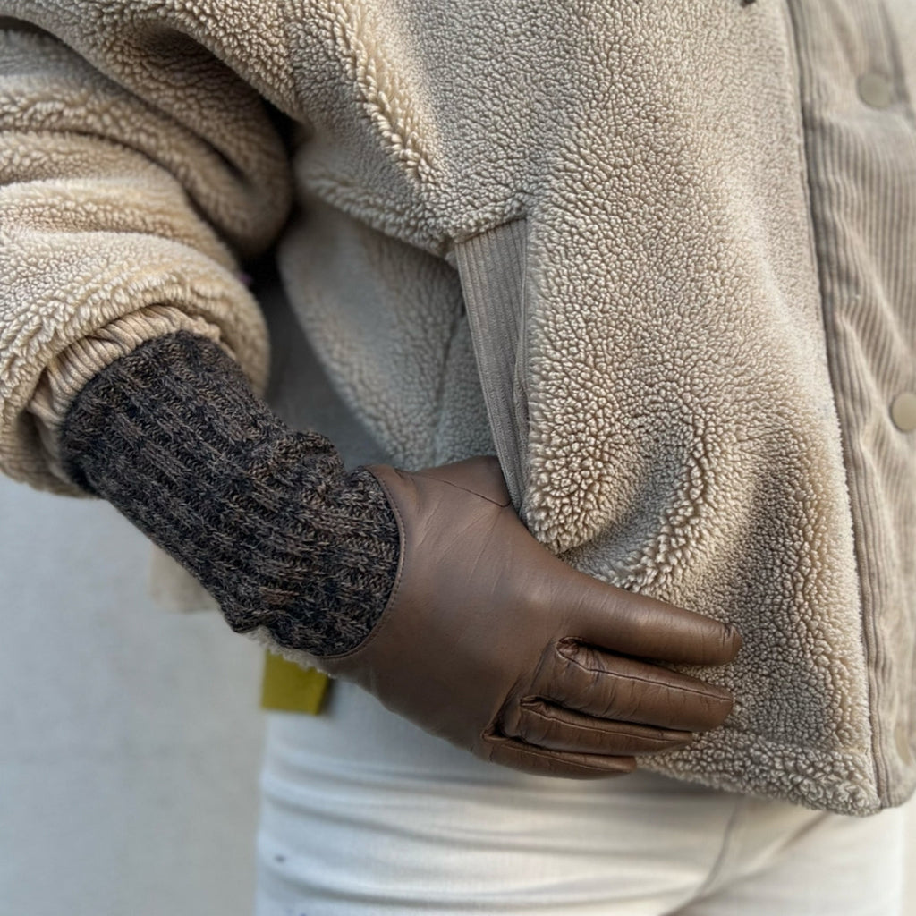 Gants Cecilia - Taupe/Taupe Noir - Femme
