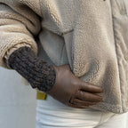 Gants Cecilia - Taupe/Taupe Noir - Femme
