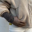 Gants Cecilia - Taupe/Taupe Noir - Femme