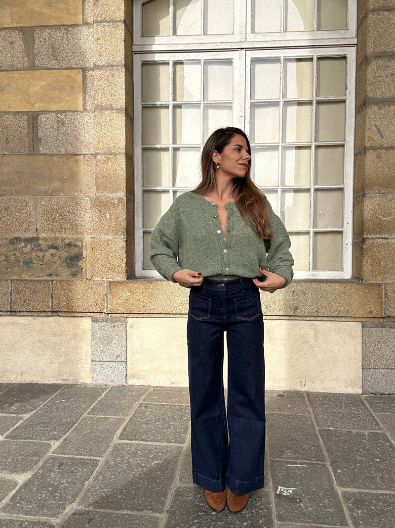 Cardigan Charlie Olive