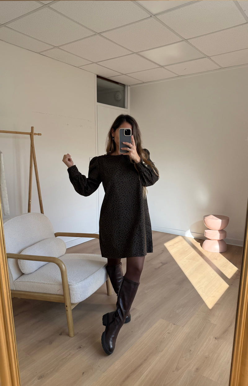 Robe Victoire Léopard