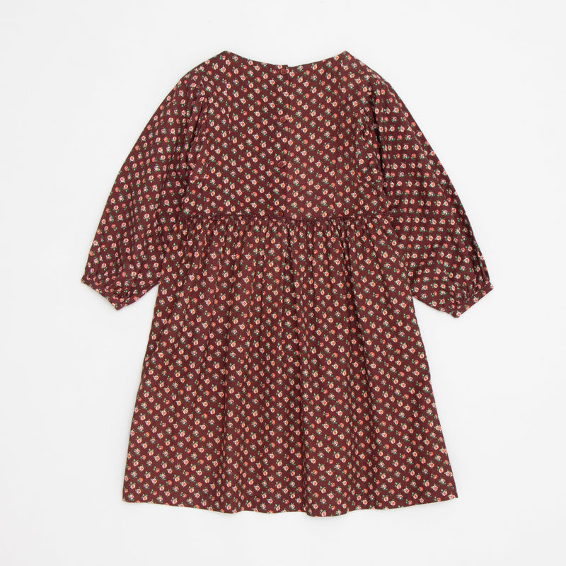 Robe Celeste chocolate floral - Sélection Caramel à retrouver sur amaetc.com, concept store eco friendly pour enfants