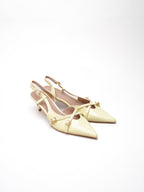 Escarpins Brides Célia - Jaune