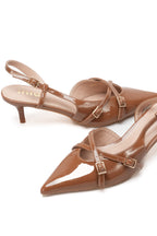 Escarpins Brides Célia - Marron
