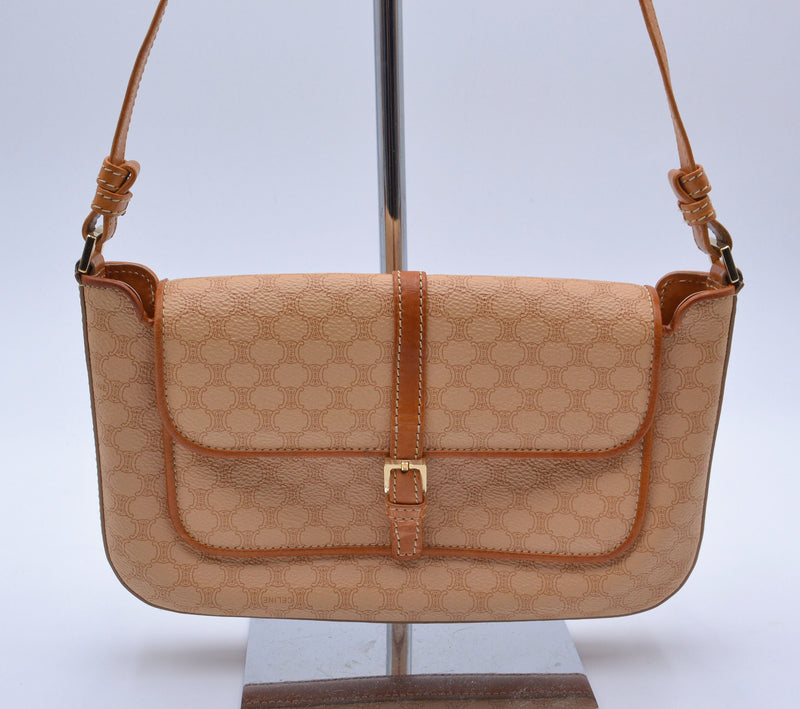 Céline Baguette Vintage Macadam Beige