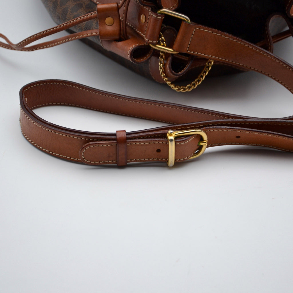 Céline Macadam Bucket Bag