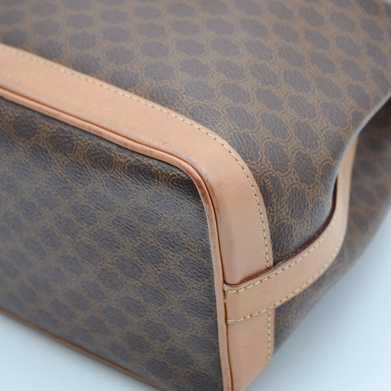 Céline Bucket Toile Macadam Vintage Small