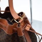 Céline Macadam Bucket Bag