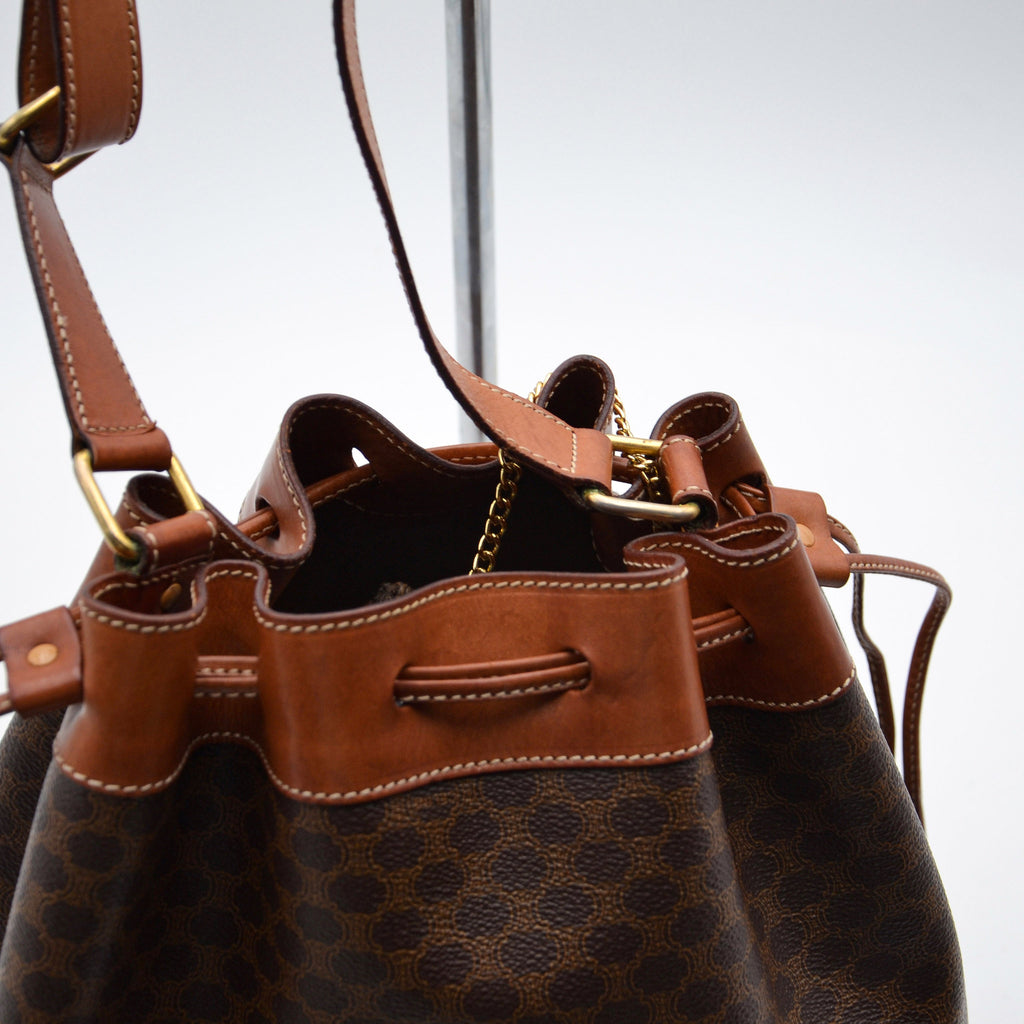 Céline Macadam Bucket Bag