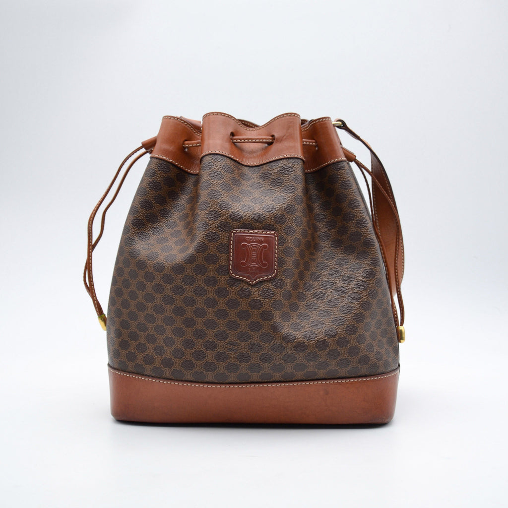Céline Macadam Bucket Bag