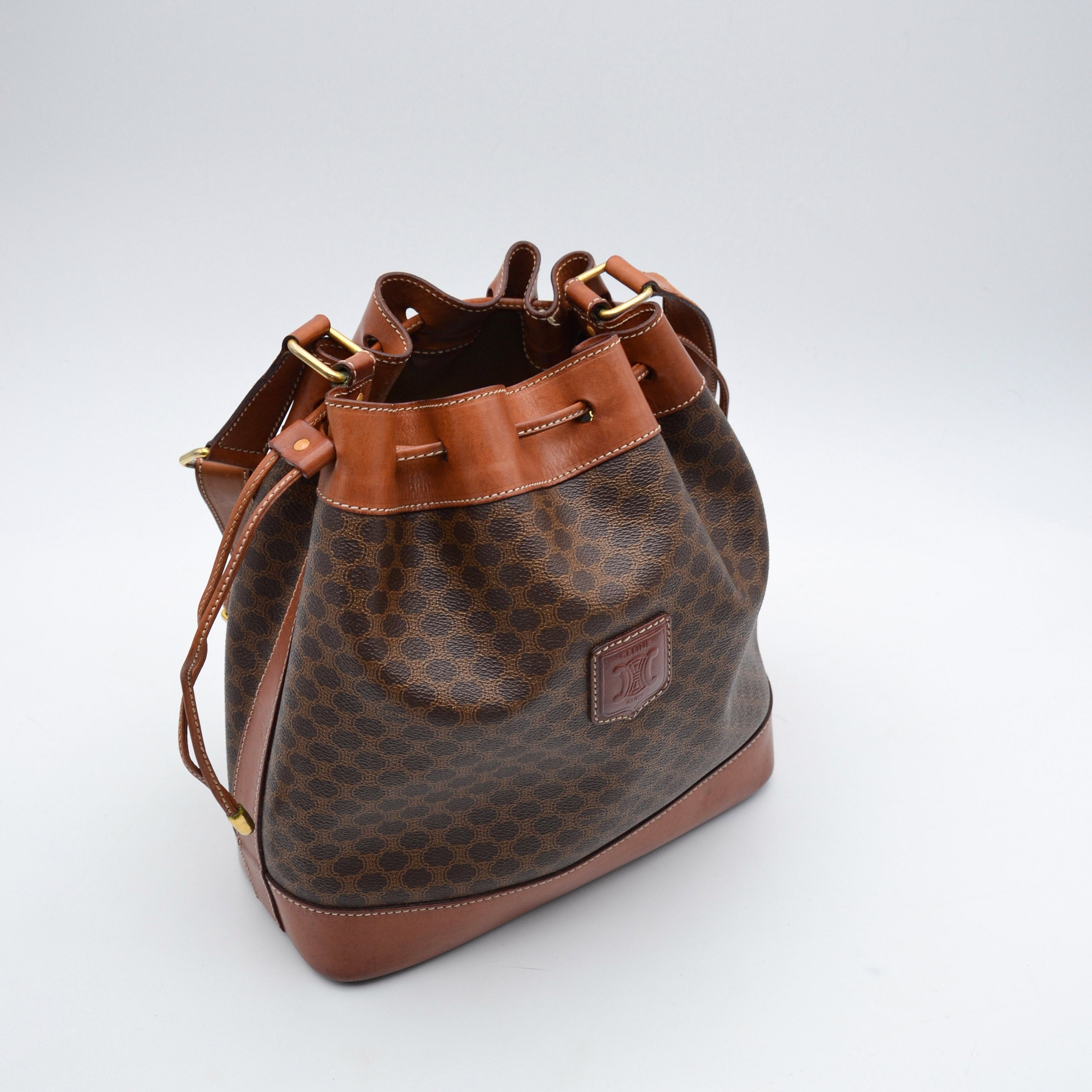 Céline Macadam Bucket Bag