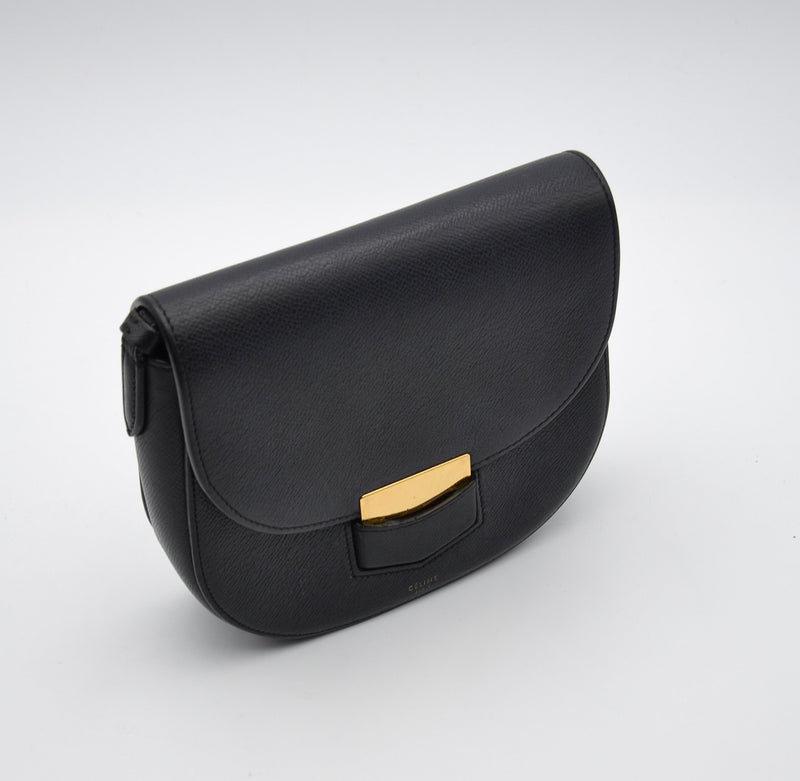 Sac Céline Trotteur Cuir Noir