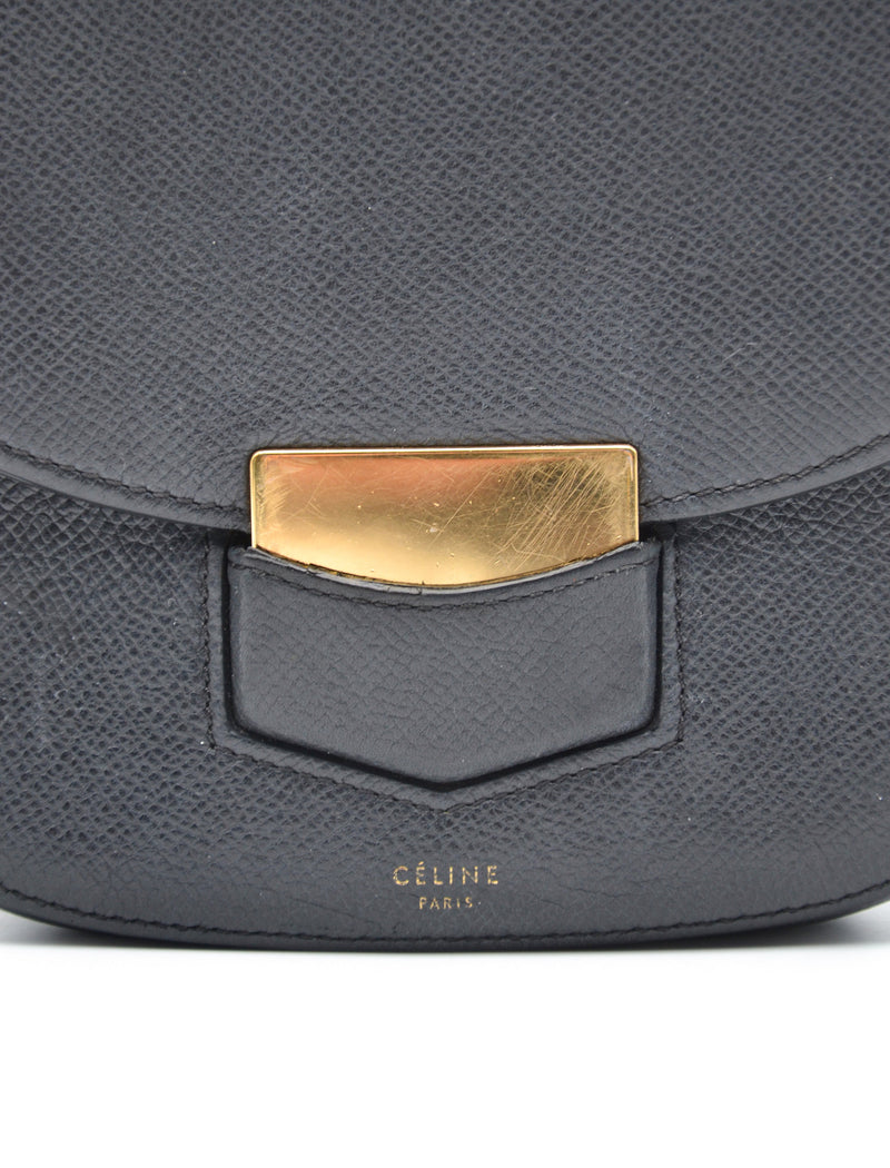 Sac Céline Trotteur Cuir Noir