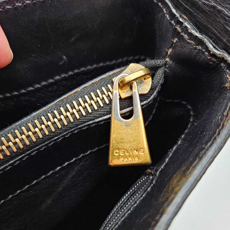 Céline Tote Vintage Macadam Negro