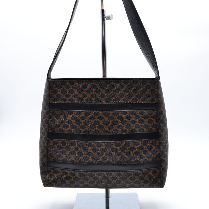 Céline Tote Vintage Macadam Negro