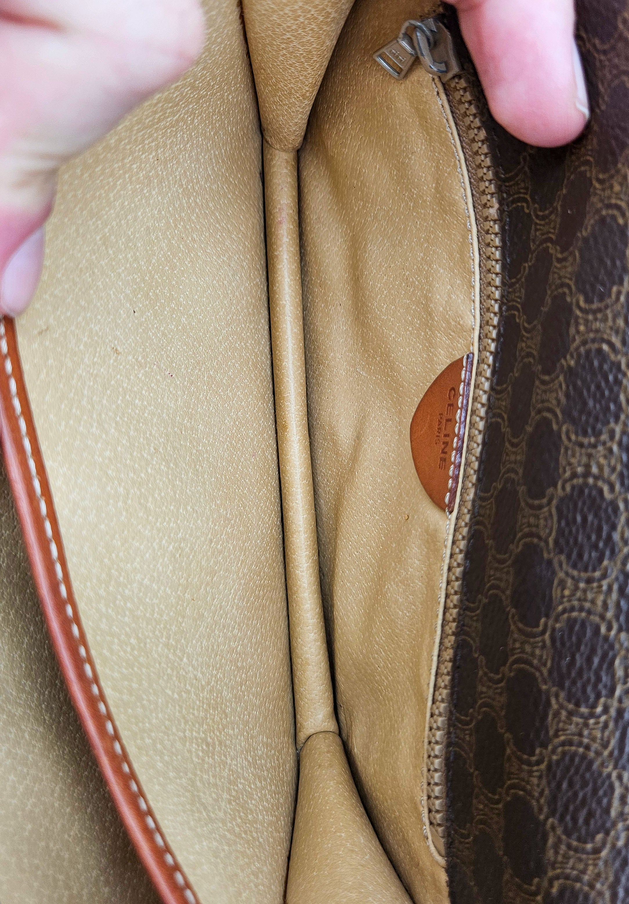Céline Crossbody Bag Macadam Canvas