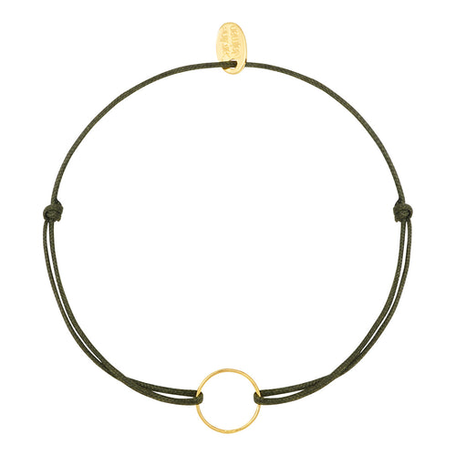 Bracelet Cordon Cercle Kaki