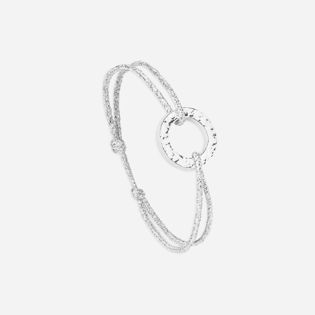 Salve Bracelet - Glittery Silver