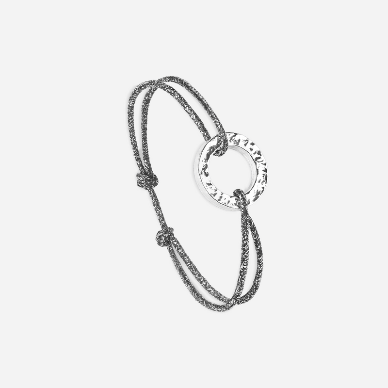Pulsera Vortex - Gris antracita brillante